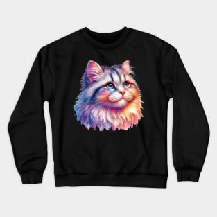 The Rainbow Cat Crewneck Sweatshirt